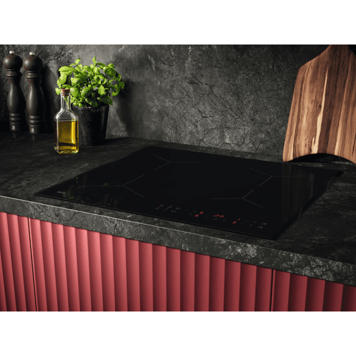 AEG 5000 Series TN64IA04FB 60cm Induction Hob - Black - Hob in kitchen