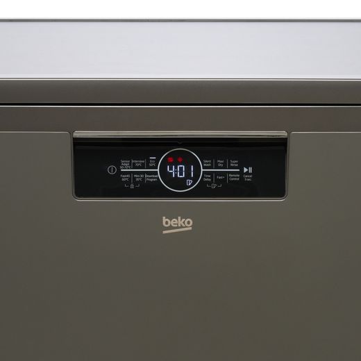 Beko PowerIntense™ Standard Dishwasher - Graphite - Control panel