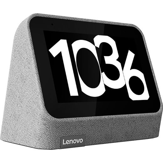 Lenovo Smart Clock 2 with Google Assistant - 4" Screen - Grey