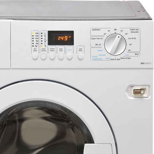 Smeg Integrated 7Kg / 7Kg Washer Dryer - White