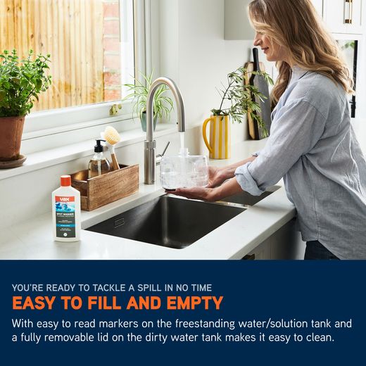 Vax SpotWash Home Duo CDSW-MPXP Carpet Cleaner - Annotation - Easy to fill shot
