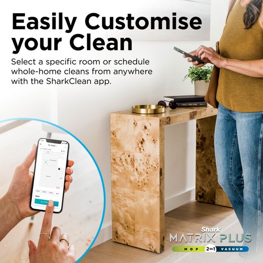 Shark Matrix Plus 2-in-1 Robotic Vacuum Cleaner - Silver - Annotation - Easily customise your clean