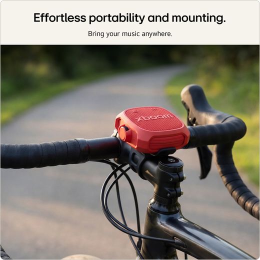 LG xboom Rock Wireless Speaker - Black - Annotation - portable mounting shot 