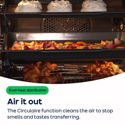 Smeg Classic SF9302TX Built In Electric Single Oven - Stainless Steel - AO Annotation - Circulaire