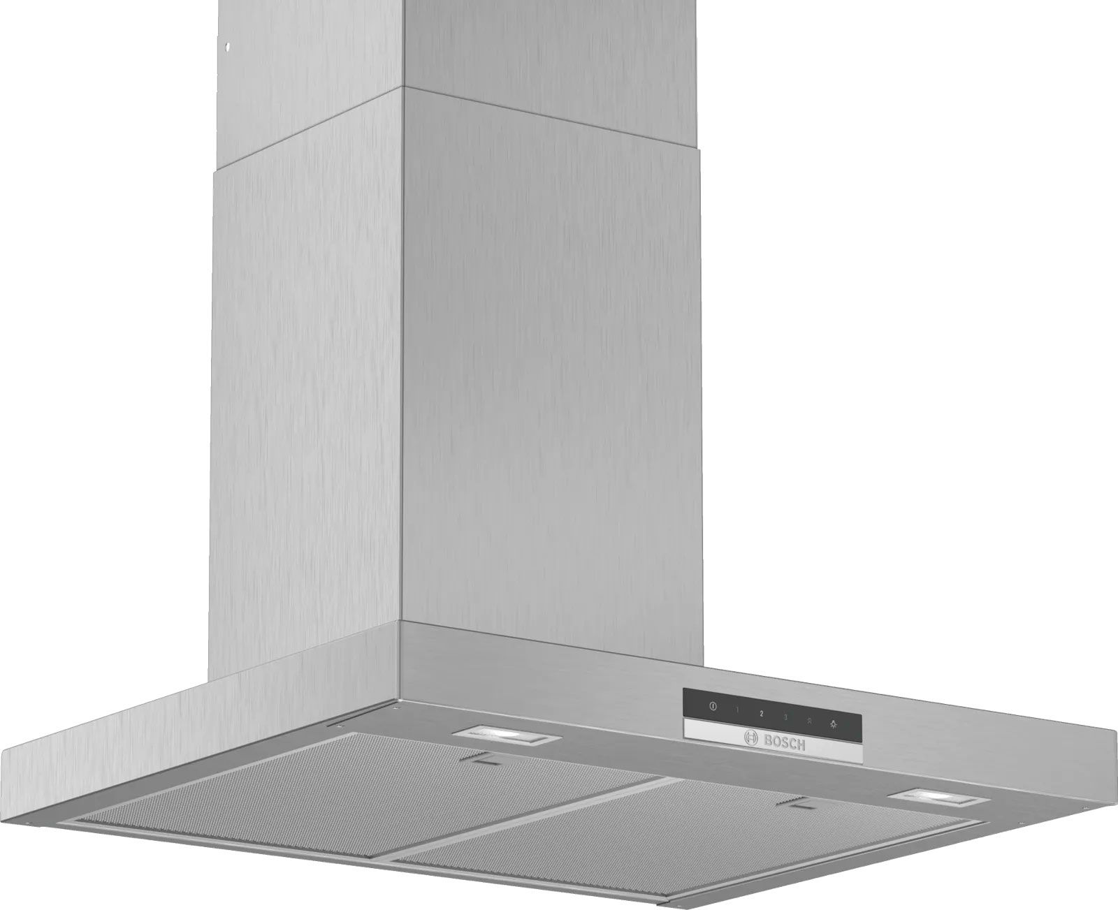 Image of Bosch Serie 4 DWB66DM50B 60cm Chimney Cooker Hood - Stainless Steel, Stainless Steel