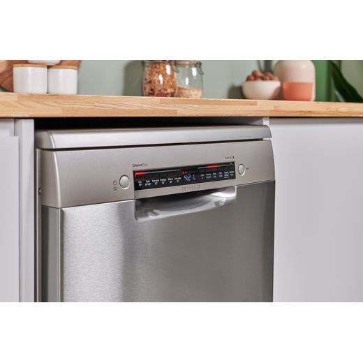 Bosch Series 4 Standard Dishwasher - Silver Inox - Control panel