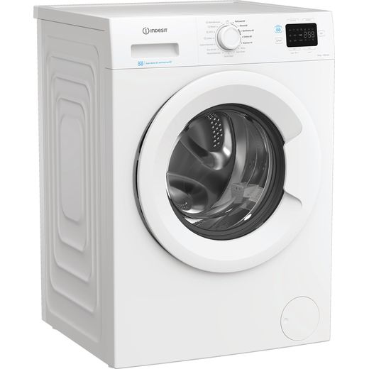 Indesit Push&Go IP 1046 PUSH&GO UK 10kg Washing Machine with 1400 rpm - White - Right perspective