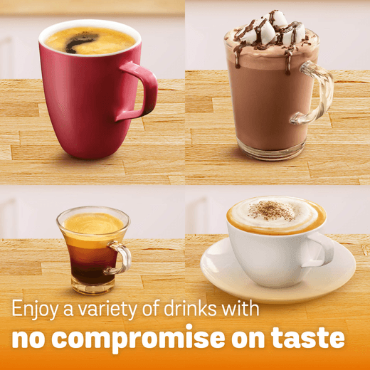 Tassimo by Bosch TAS112EGB Pod Coffee Machine - Black - Annotation - No Compromise on taste
