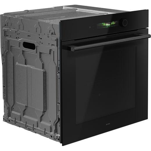 ASKO Craft Celsius OT56BGH Wifi Connected Built In Electric Single Oven - Black - Right perpsective shot
