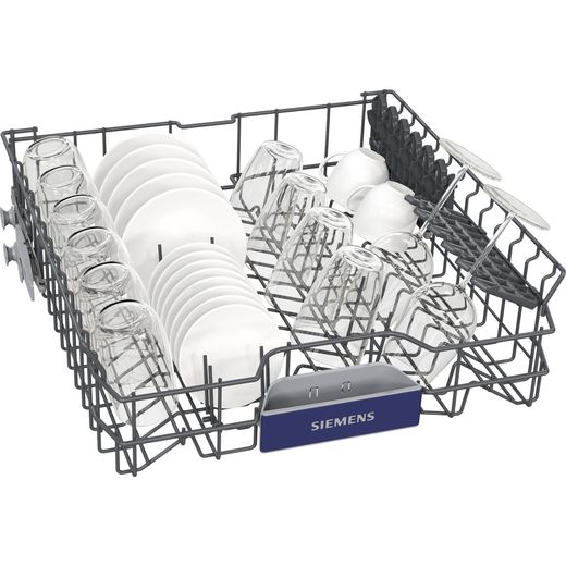 Siemens IQ-300 Integrated Standard Dishwasher - Silver - Right basket perspective shot