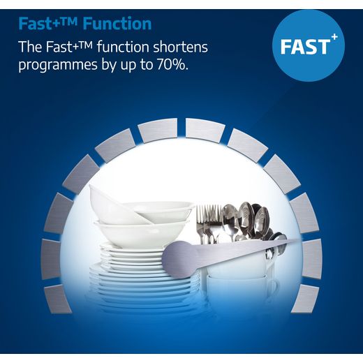 Beko PowerIntense™ Standard Dishwasher - Stainless Steel - Annotation - Fast+