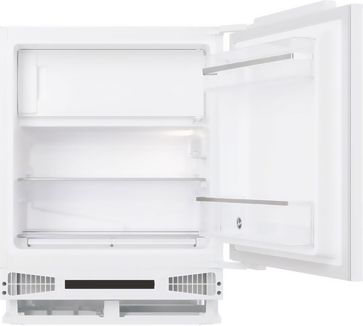 Image of Hoover H-FRIDGE 300 MINI HOM4SE68EWPK Integrated Upright 83cm Fridge with Ice Box - Fixed Door Hinge Kit - White - E Rated, White