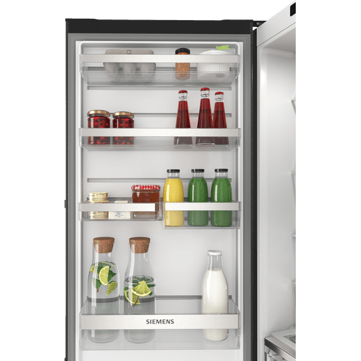 Siemens IQ-500 KS36NAXCG Integrated Upright 186cm Fridge - Black - Internal shot