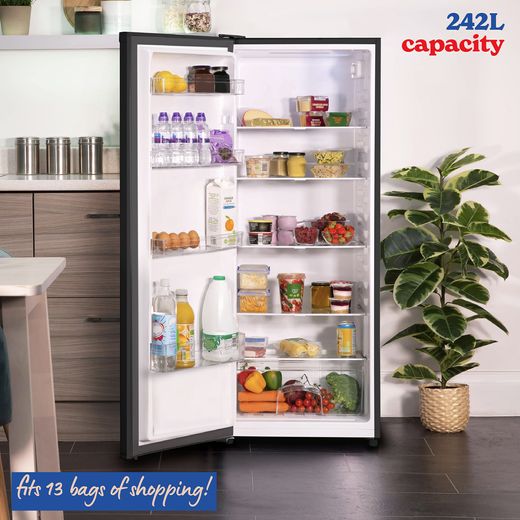 Russell Hobbs RH143LF552E1B Fridge - Black - Annotation - 242L capacity