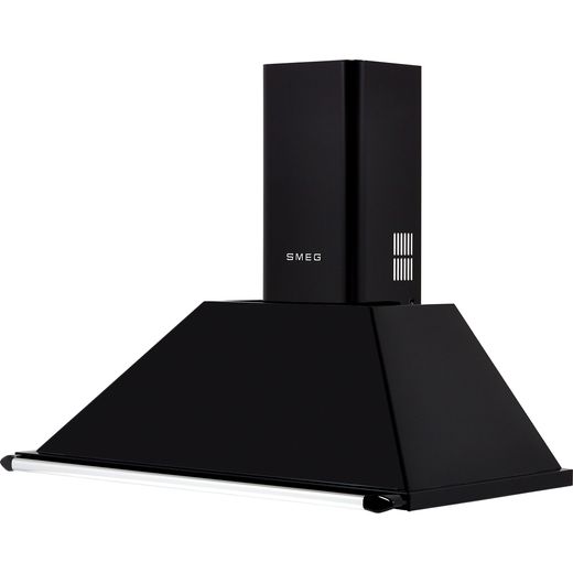 Smeg Victoria KT90BLE 89 cm Chimney Cooker Hood - Black