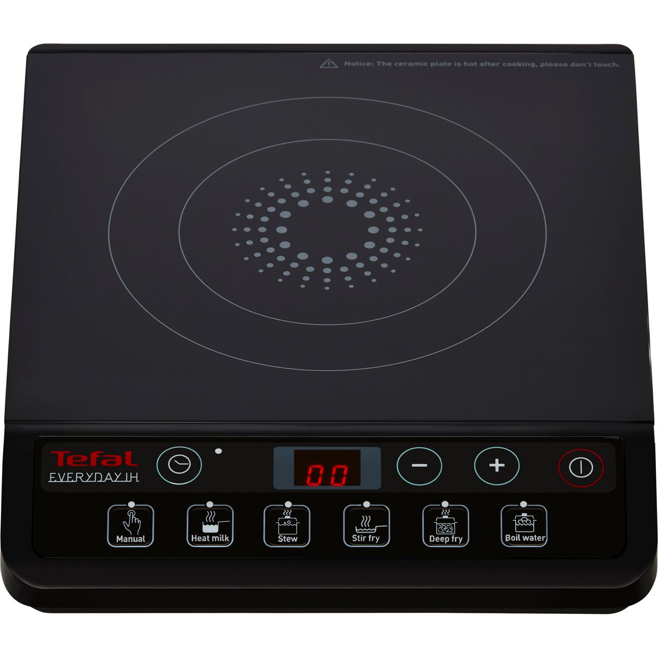 Tefal IH201840 Table Top Portable Ceramic Induction Hob 6