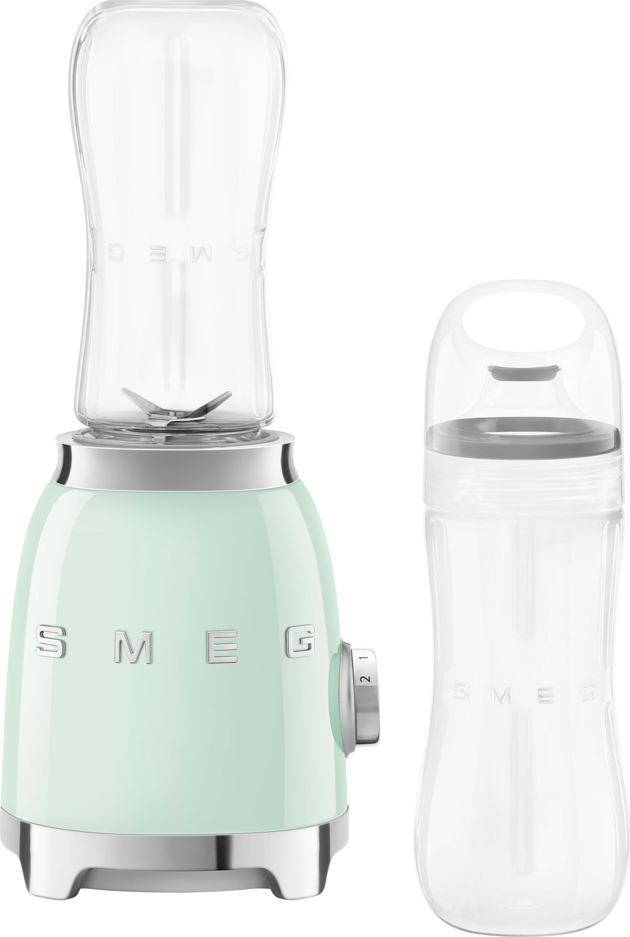 Image of Smeg 50's Retro PBF01PGUK Blender & Smoothie Maker - Pastel Green, Green