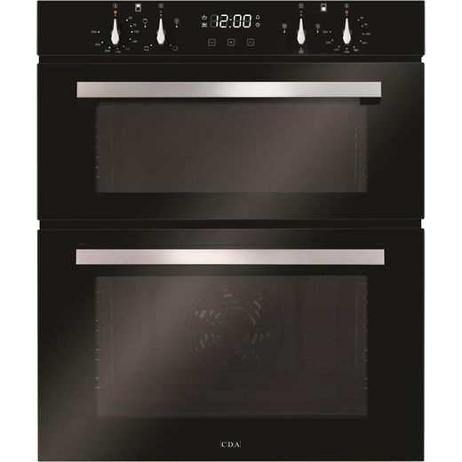 CDA DC741BL Built Under Electric Double Oven - Black