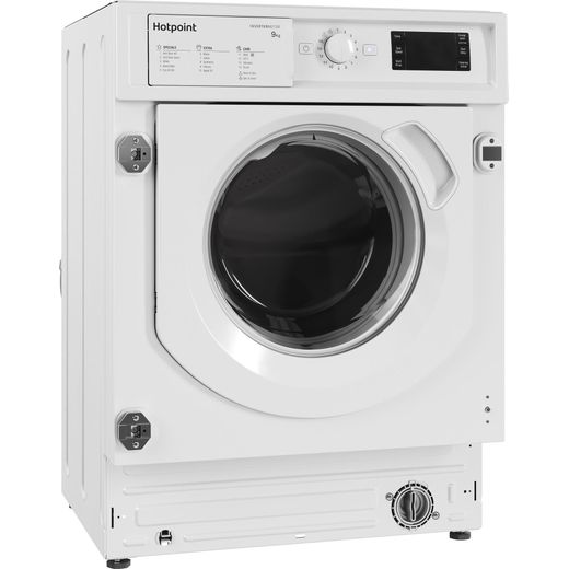Hotpoint BIWMHG91485UK Integrated 9kg Washing Machine with 1400 rpm - White - Right perspective shot