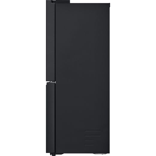 LG InstaView™ American Fridge Freezer - Essence Black Steel - Side shot
