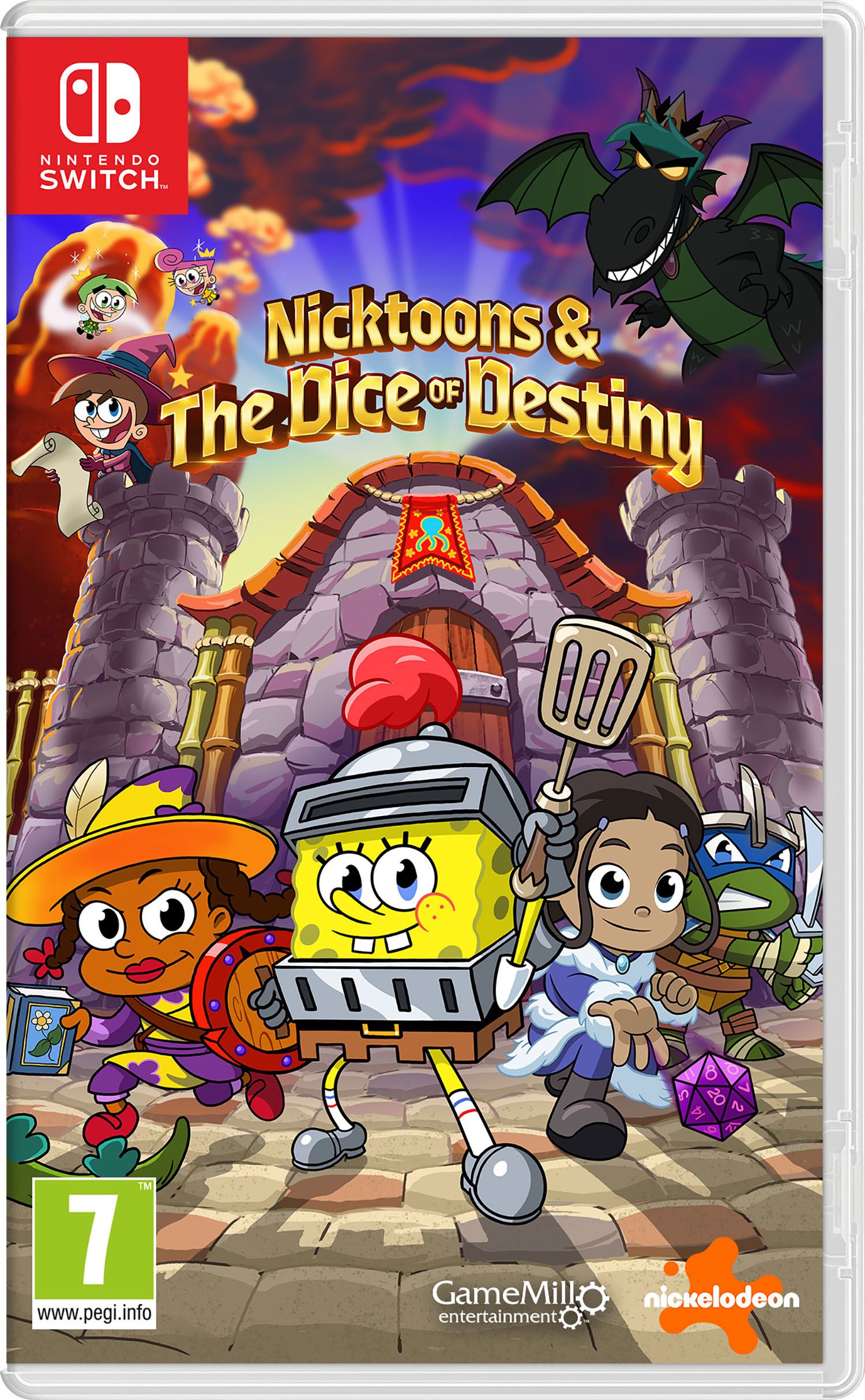 Image of Nicktoons & The Dice of Destiny for Nintendo Switch, White