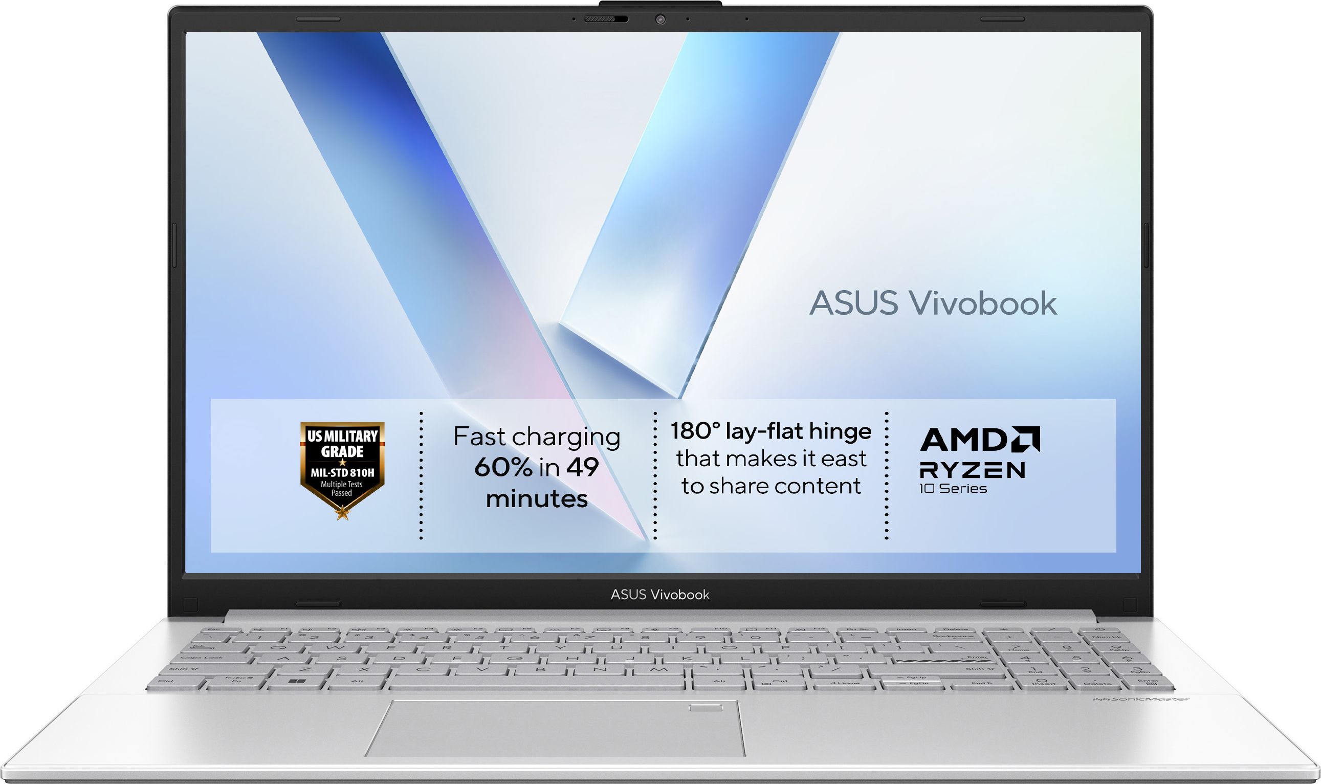 ASUS Vivobook Go 15 E1504FA-BQ5513W AMD Ryzen™ 5 40 Laptop 39.6 cm (15.6") Full HD 8 GB LPDDR5-SDRAM 256 GB SSD Wi-Fi 6E (802.11ax) Windows 11 Home Silver
