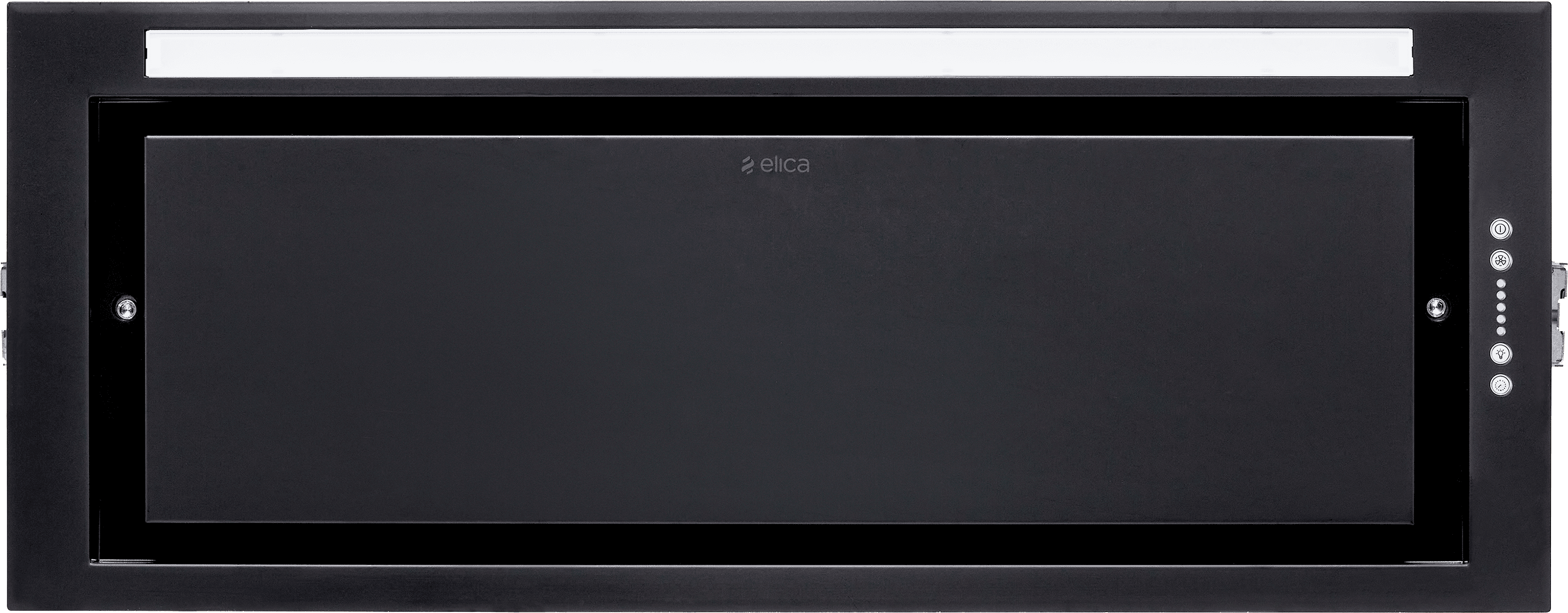 Image of Elica LANE-80-BLK 71 cm Canopy Cooker Hood - Black / Stainless Steel - For Ducted Ventilation, Black