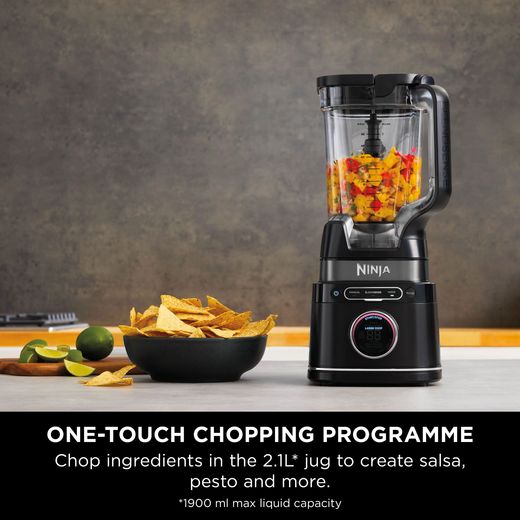 Ninja Detect Duo Power Blender Pro TB401UK 1.9 Litre Blender - Black - Annotation - One touch chopping