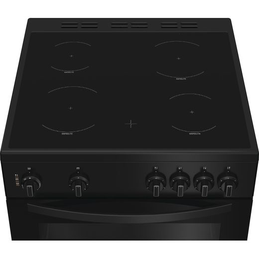 Indesit 869991714410 Electric Cooker Black - Top hob view shot