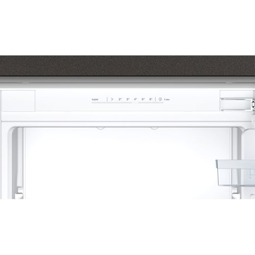NEFF Integrated Fridge Freezer with Fixed-mounted Kit - White - Control panel shot