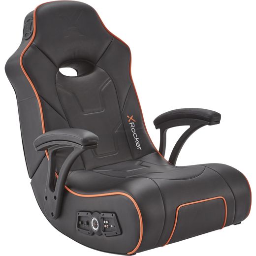 X Rocker G-Force 2.1 Floor Rocker Gaming Chair - Black