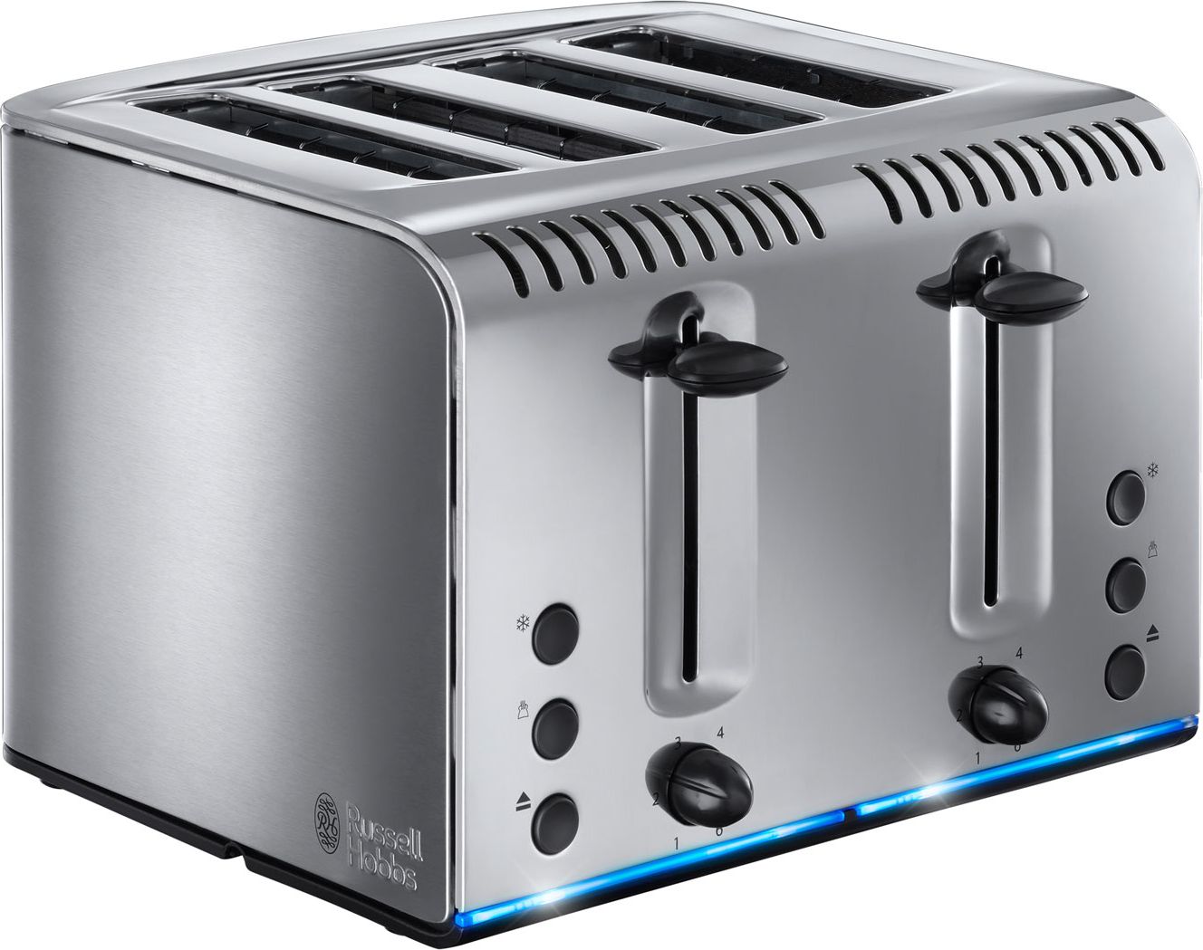 Russell Hobbs Buckingham 20750 4 Slice Toaster - Stainless Steel, Stainless Steel