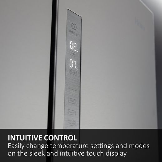 Haier Series 7 American Fridge Freezer - Sapphire Glass - Annotation - Intuitive control shot
