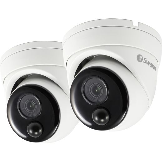 Swann Add on Dome Camera 2 Pack Full HD 1080p - White