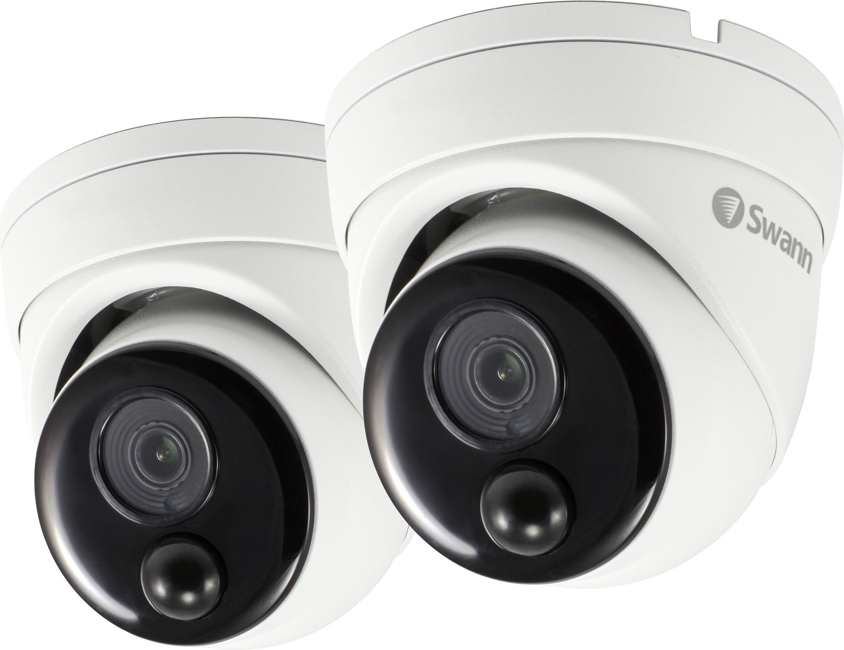 Swann Add on Dome Camera 2 Pack Full HD 1080p Smart Home Security Camera - White, White
