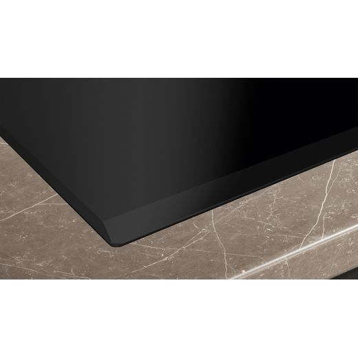 Siemens IQ-700 EX851HVC1E 80cm Induction Hob - Black - Close up hob in the kitchen shot