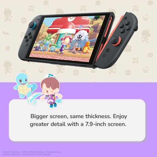 Nintendo Switch 2 with SWITCH 2 CONSOLE & POKOPIA - Black - Annotation -  bigger screen shot