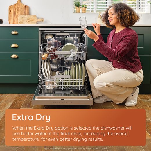 Hotpoint MaxiSpace Standard Dishwasher - White - Annotation - Extra Dry