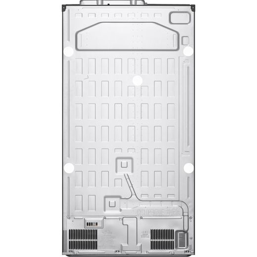 LG NatureFRESH™ American Fridge Freezer - Prime Silver  - Back shot 