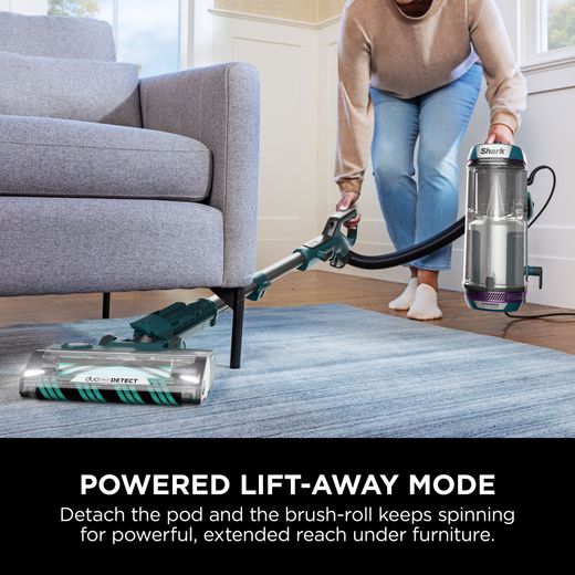 Shark PowerDetect with DuoClean Upright Vacuum Cleaner - Annotation - Powered lift-away mode