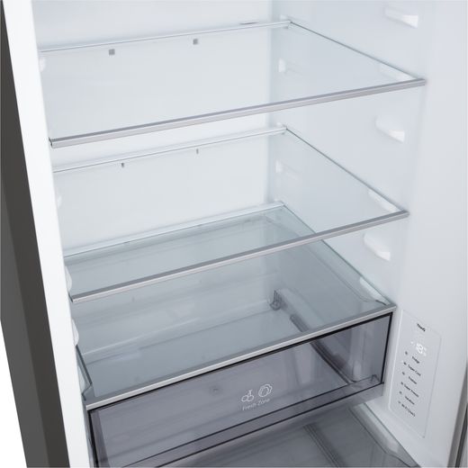 LG GBBSJ10EEP 186cm No Frost Fridge Freezer - Matte Black  - Close up inside shot
