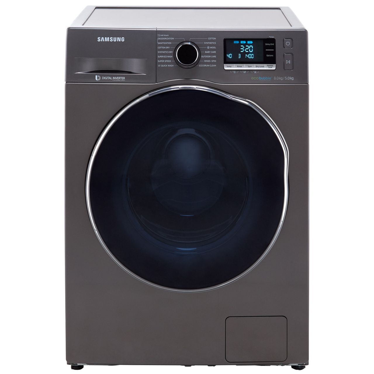 Samsung ecobubble™ WD80J6A10AX 8Kg / 5Kg Washer Dryer with 1400 rpm Review