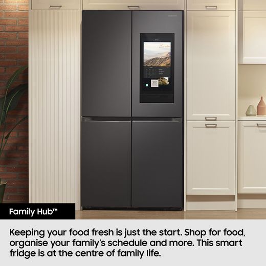 Samsung Family Hub™ American Fridge Freezer - Black - Annotation - Family Hub