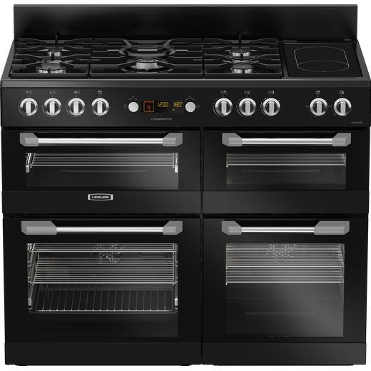 CS110F722K_BK Leisure Dual Fuel Range Cooker