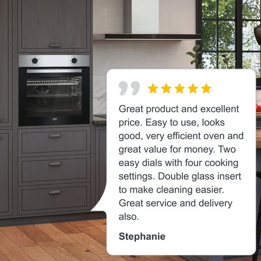 Beko RecycledNet® Electric Single Oven - Stainless Steel