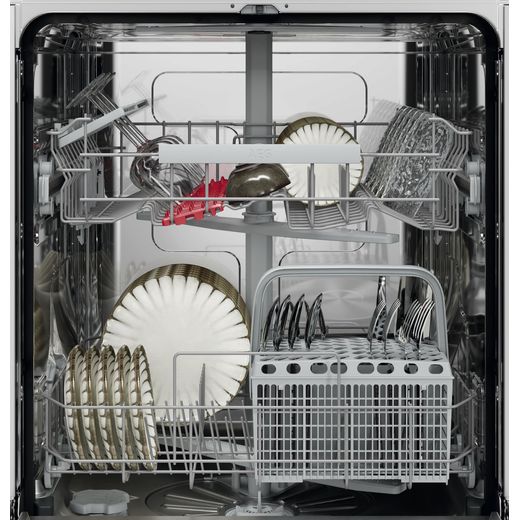 AEG 5000 Series Integrated Standard Dishwasher - White - inside shot