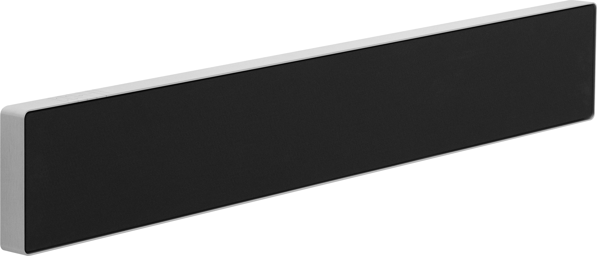 Bang & Olufsen Beosound Stage All-in-One Soundbar with Built-In Subwoofer and Dolby Atmos - Black / Aluminium, Black