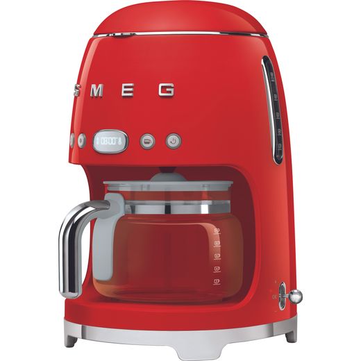 Smeg 50's Retro Filter Coffee Machine with Timer - Red