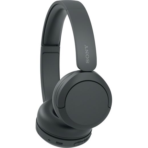 Sony WH-CH520 Wireless Noise Cancelling On-Ear Headphones - Black - Side shot