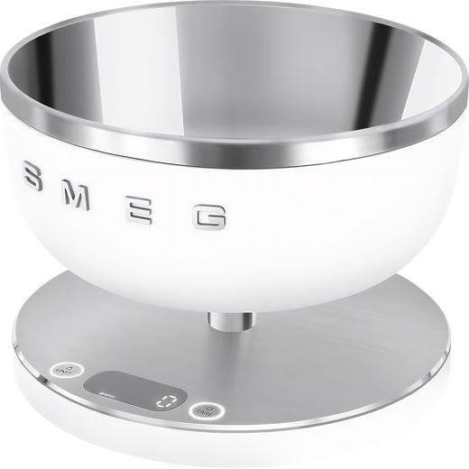 Smeg KSC01WHMWW Smart Weighing Scale Sea Salt - Left perspective shot